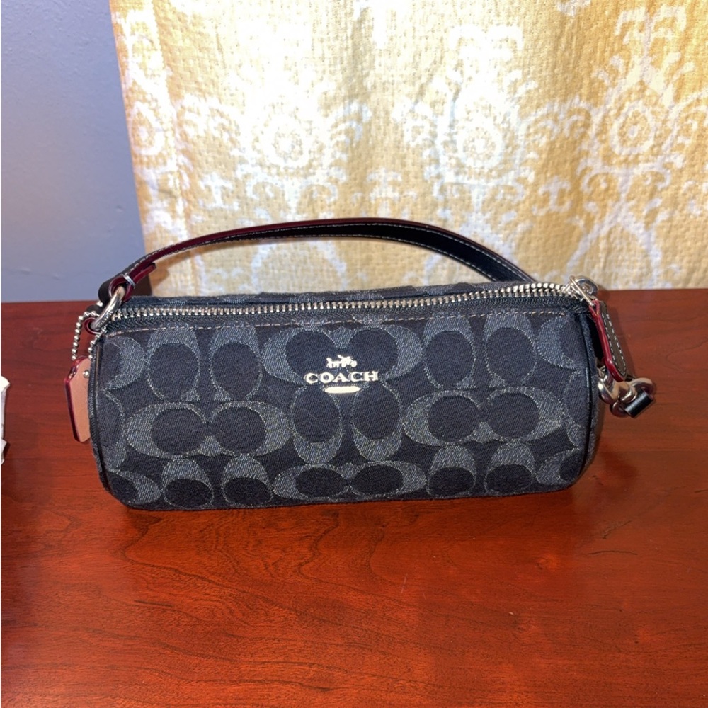Coach Nolita Barrel Bag In Signature Demin